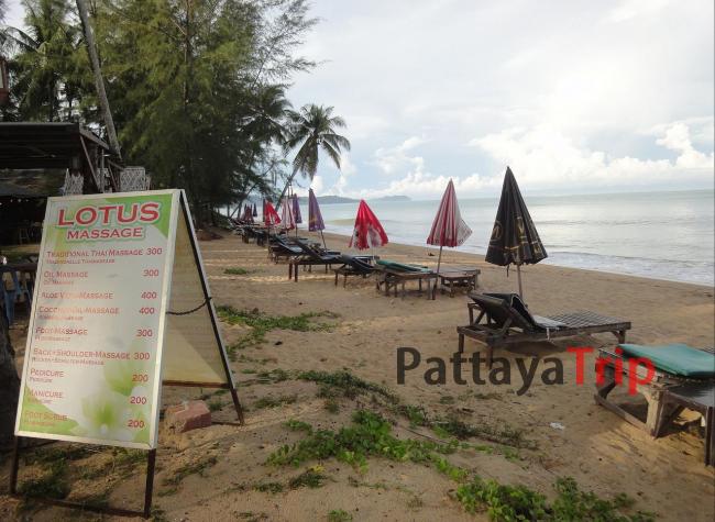 Услуги тайского массажа на пляже