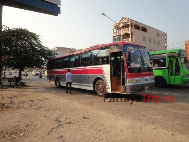 Автобус из Koh Kong в Сиануквиль