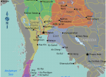 Карта Таиланда